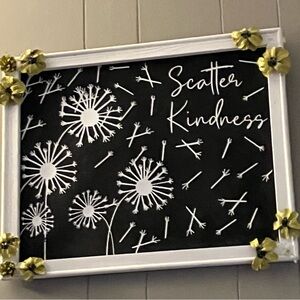 Scatter kindness canvas art